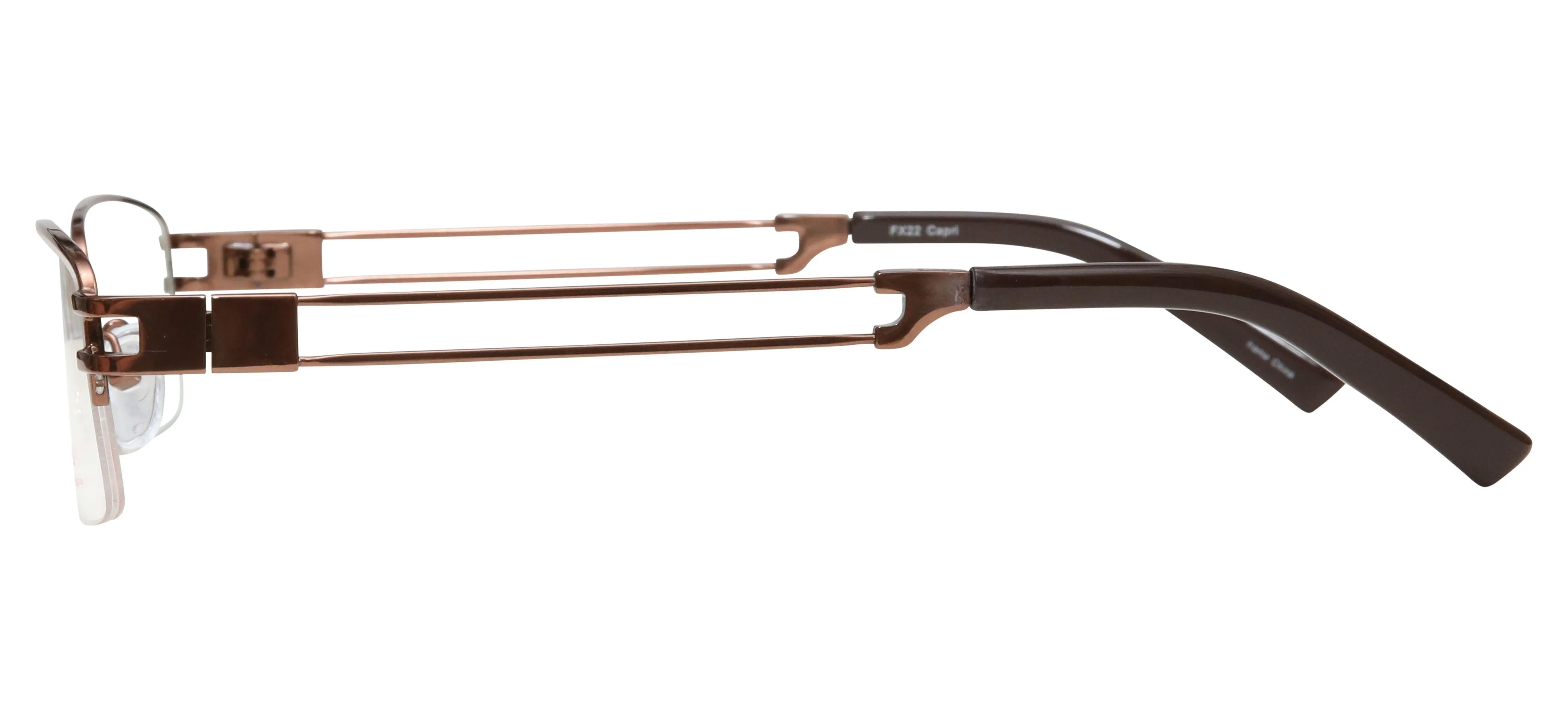 Rectangle Half Rim 201937 Eyeglasses
