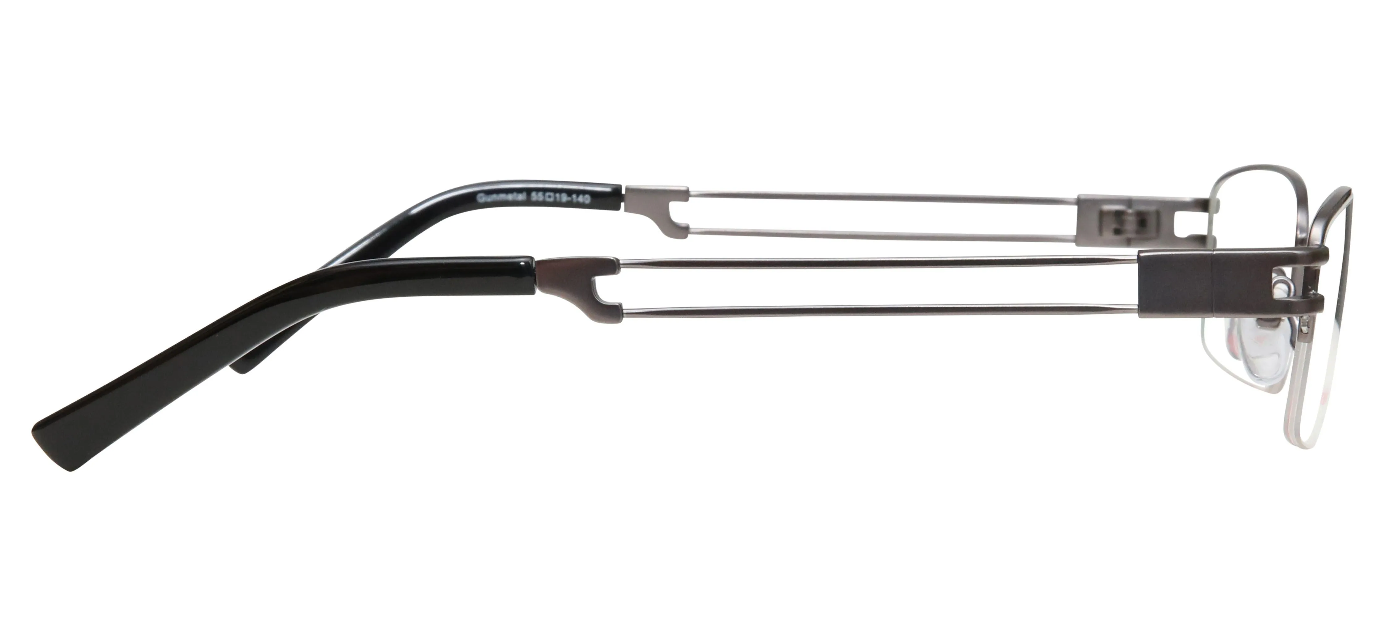 Rectangle Half Rim 201937 Eyeglasses