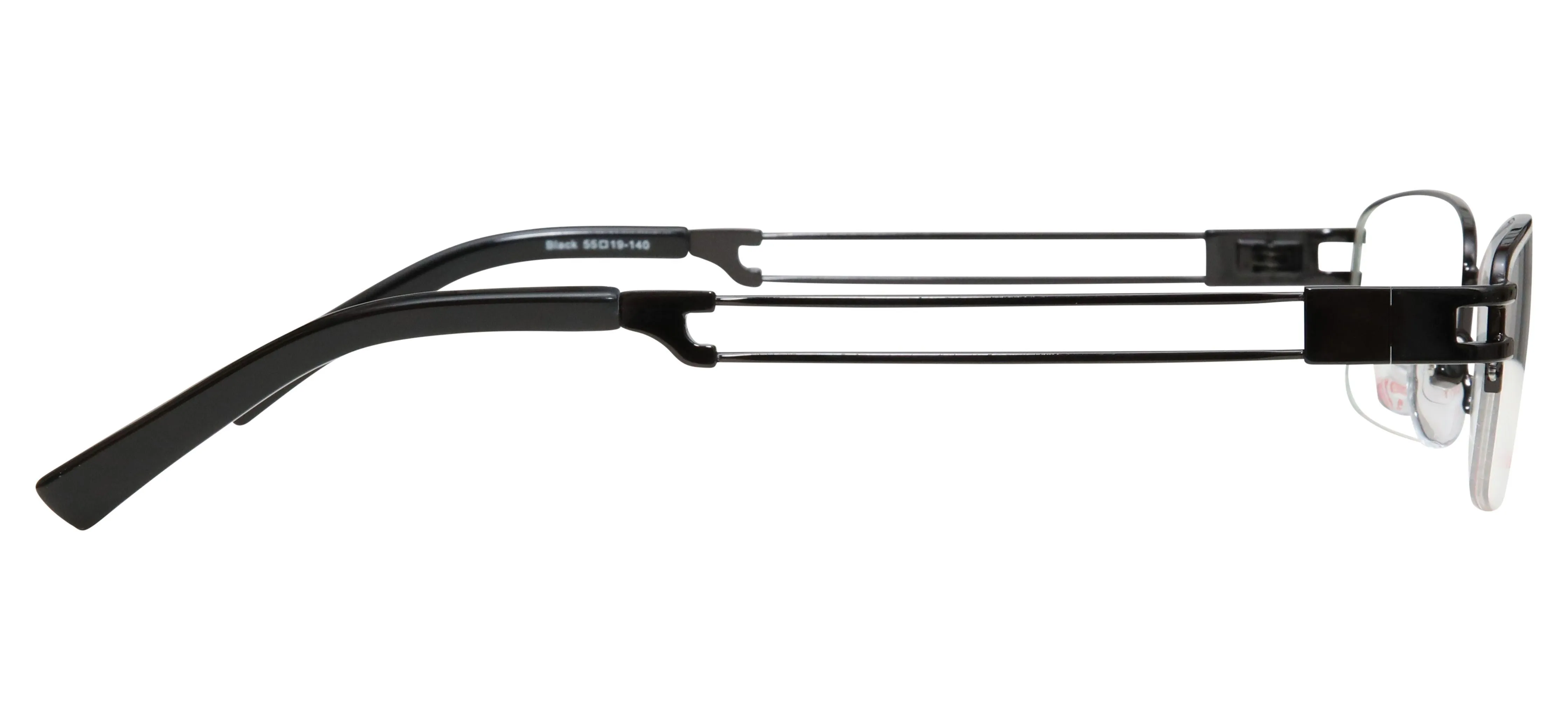 Rectangle Half Rim 201937 Eyeglasses