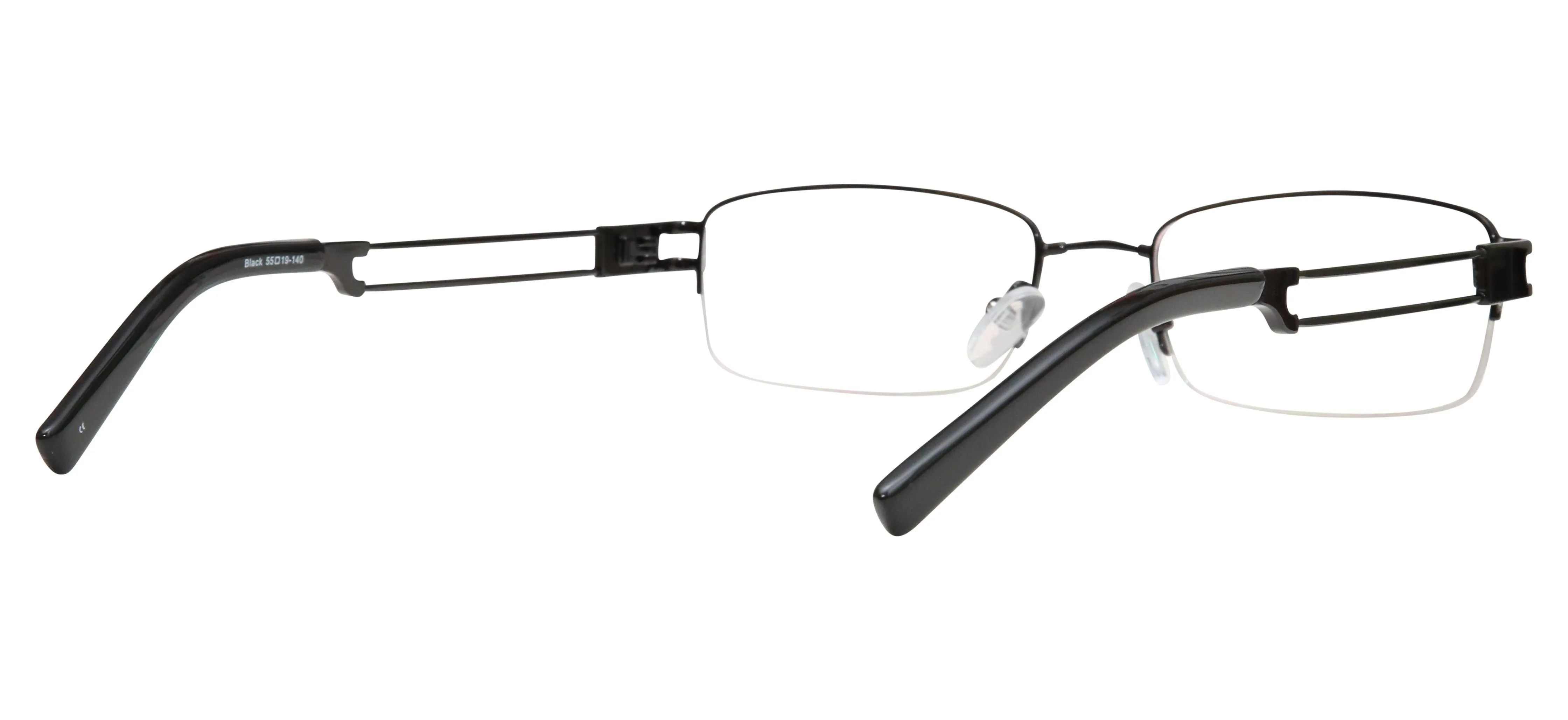 Rectangle Half Rim 201937 Eyeglasses