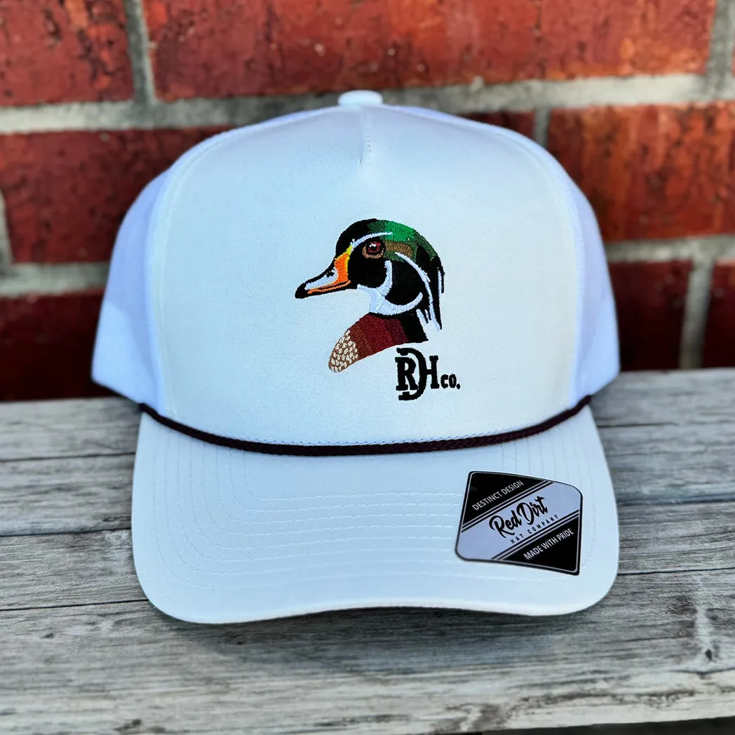 Red Dirt Designs White Woody Cap