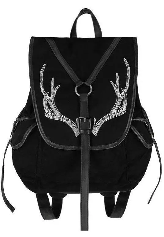 Restyle - Antlers Pagan Black - Backpack