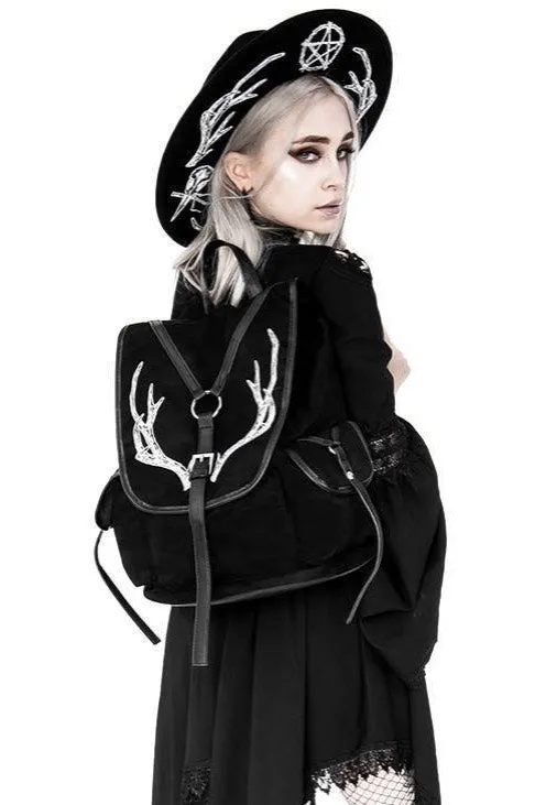 Restyle - Antlers Pagan Black - Backpack