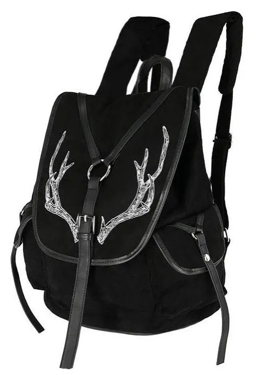 Restyle - Antlers Pagan Black - Backpack