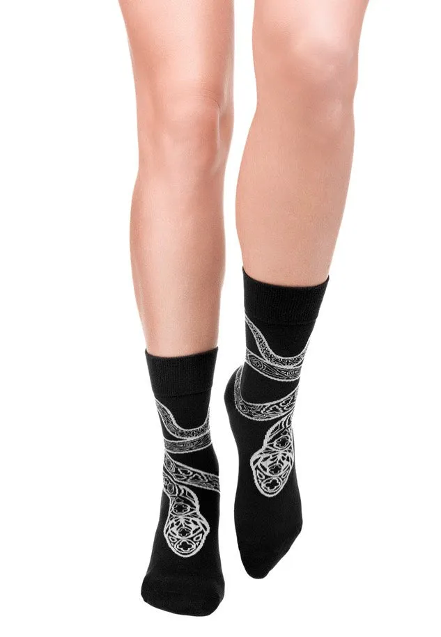 Restyle - Cathedral Snake Jacquard - Socks