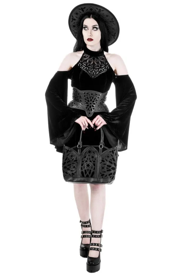 Restyle - Rosarium Corset Black - Belt
