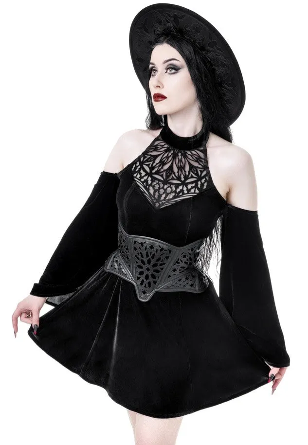 Restyle - Rosarium Corset Black - Belt