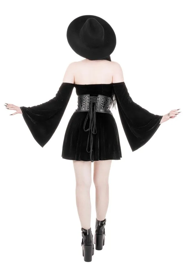 Restyle - Rosarium Corset Black - Belt