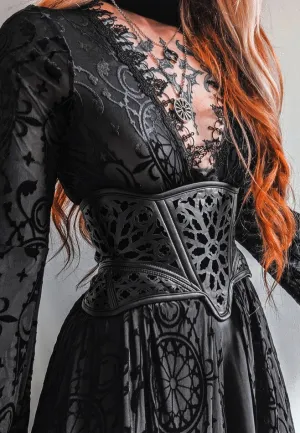 Restyle - Rosarium Corset Black - Belt