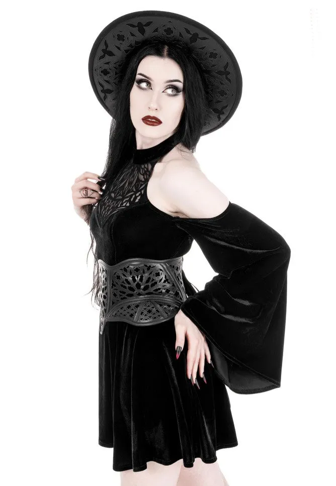 Restyle - Rosarium Corset Black - Belt