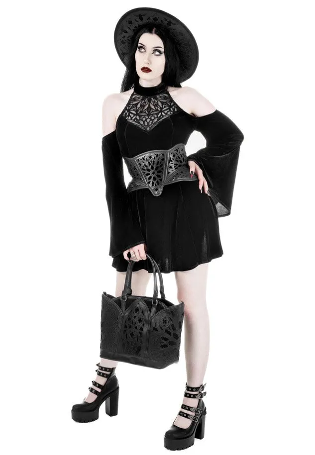 Restyle - Rosarium Corset Black - Belt