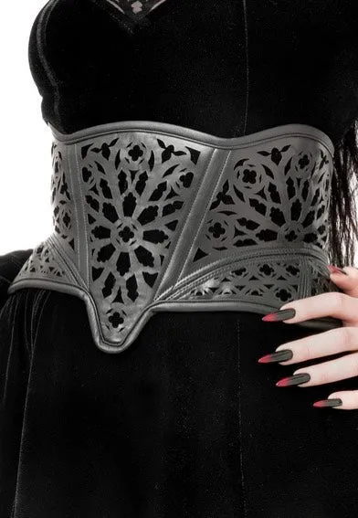 Restyle - Rosarium Corset Black - Belt