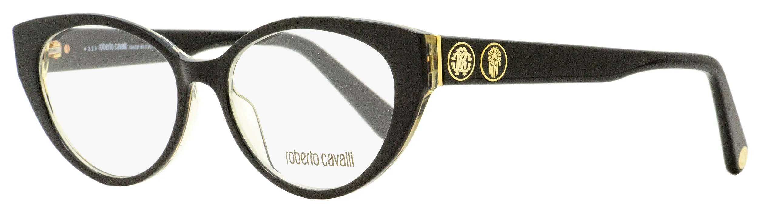 Roberto Cavalli Women's Cateye Eyeglasses RC5106 005 Black 52mm