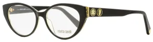 Roberto Cavalli Women's Cateye Eyeglasses RC5106 005 Black 52mm