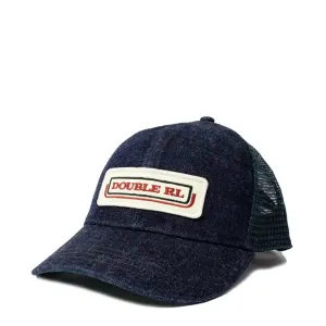 RRL by Ralph Lauren Indigo Logo-Patch Denim Trucker Cap Indigo