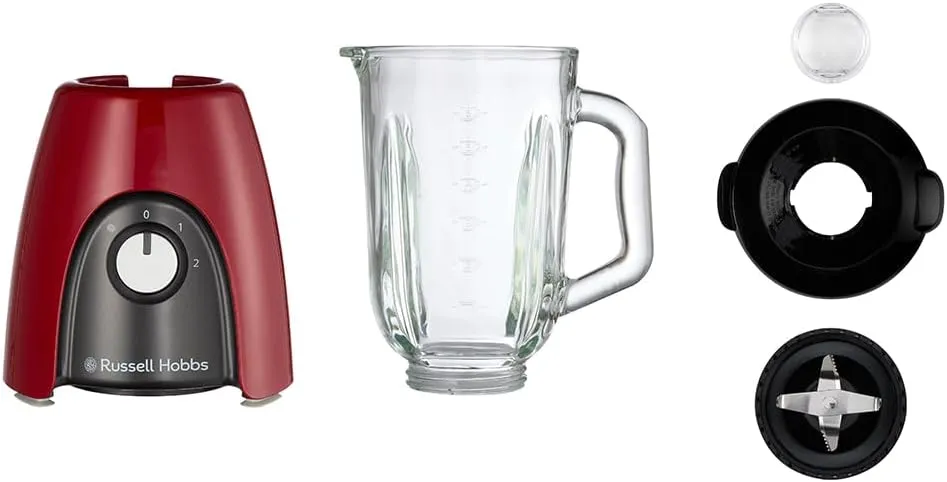 Russell Hobbs Desire Jug Blender, 1.5Lit, 850Watts, Red