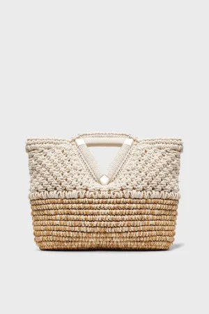 Sand Ivory Onya Clutch