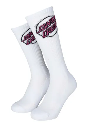 Santa Cruz - Partial Dot White - Socks