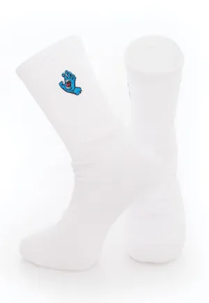 Santa Cruz - Screaming Mini Hand White - Socks