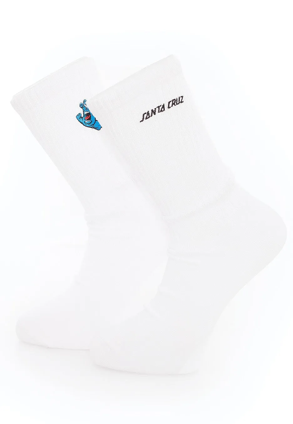 Santa Cruz - Screaming Mini Hand White - Socks