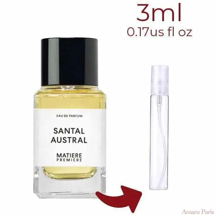 Santal Austral Matiere Premiere for women and men Decant Fragrance Samples
