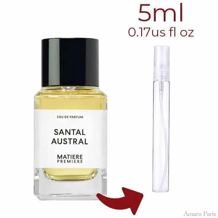 Santal Austral Matiere Premiere for women and men Decant Fragrance Samples