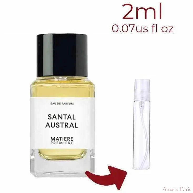Santal Austral Matiere Premiere for women and men Decant Fragrance Samples
