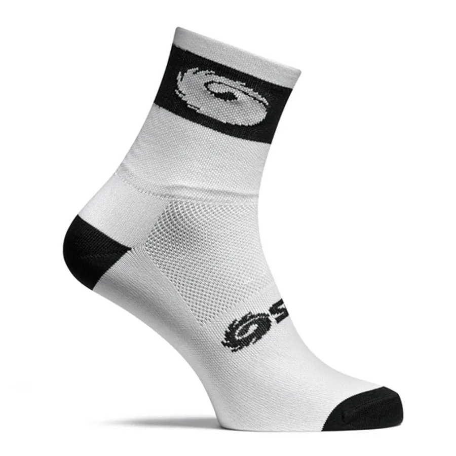 Sidi Socks Logo 9 - White