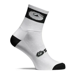 Sidi Socks Logo 9 - White
