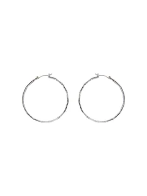Sille Hoop Earrings (Silver)
