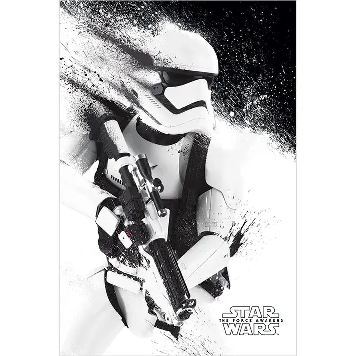 Star Wars Epvii (Stormtrooper Paint) 61 X 91.5cm Maxi Poster