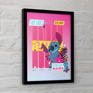 Stitch (Stitch Techno 2) Collector Print (Framed)