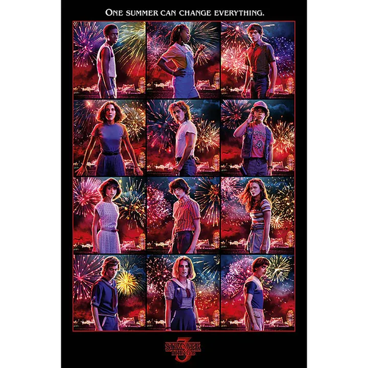 Stranger Things (Character Montage) Maxi Poster