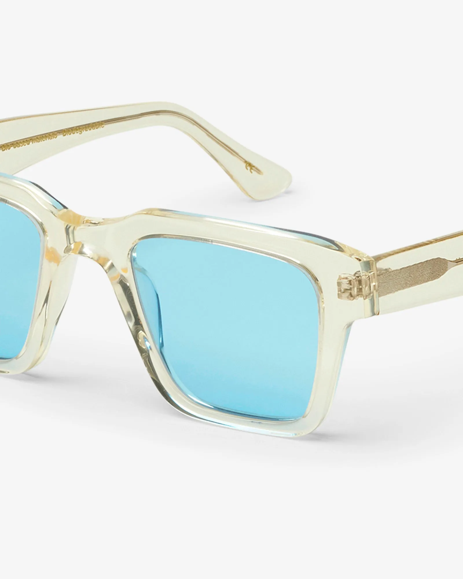 Sunglass 03 - Soft Yellow - Blue