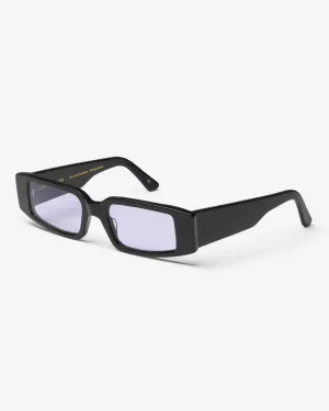 Sunglass 05 - Deep Black Solid - Lavender