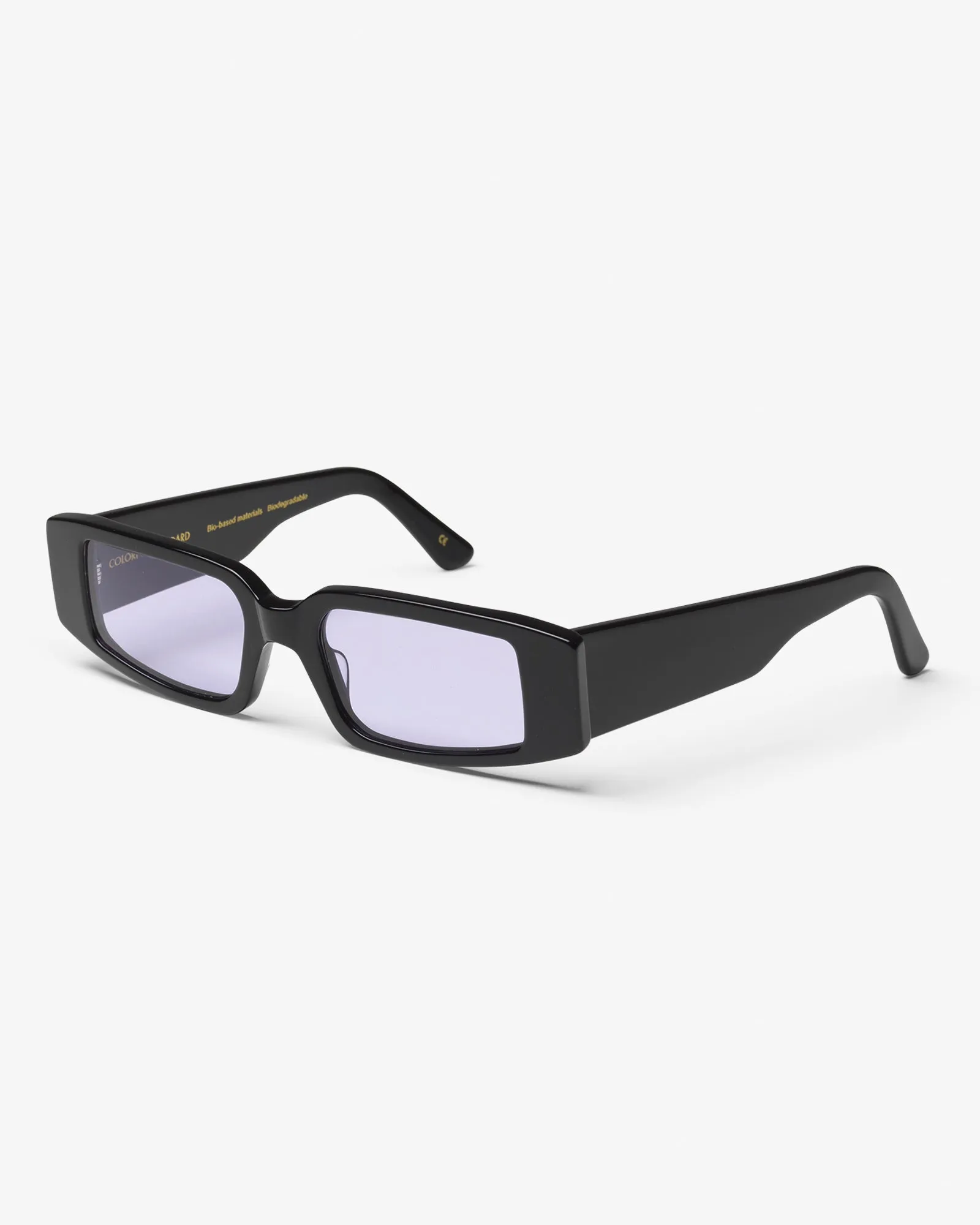 Sunglass 05 - Deep Black Solid - Lavender