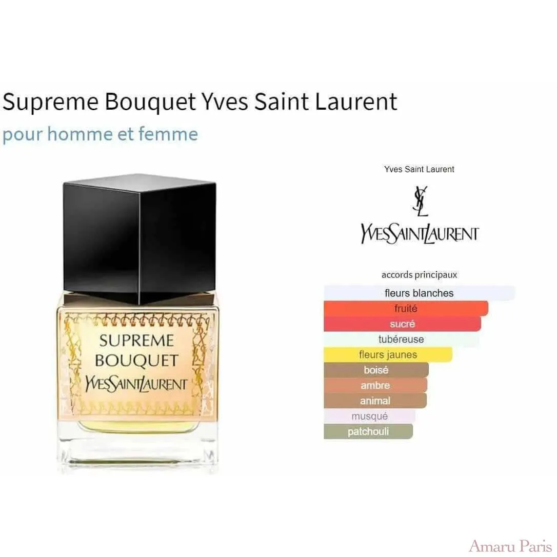 Supreme Bouquet Yves Saint Laurent for women and men Decant Fragrance Samples