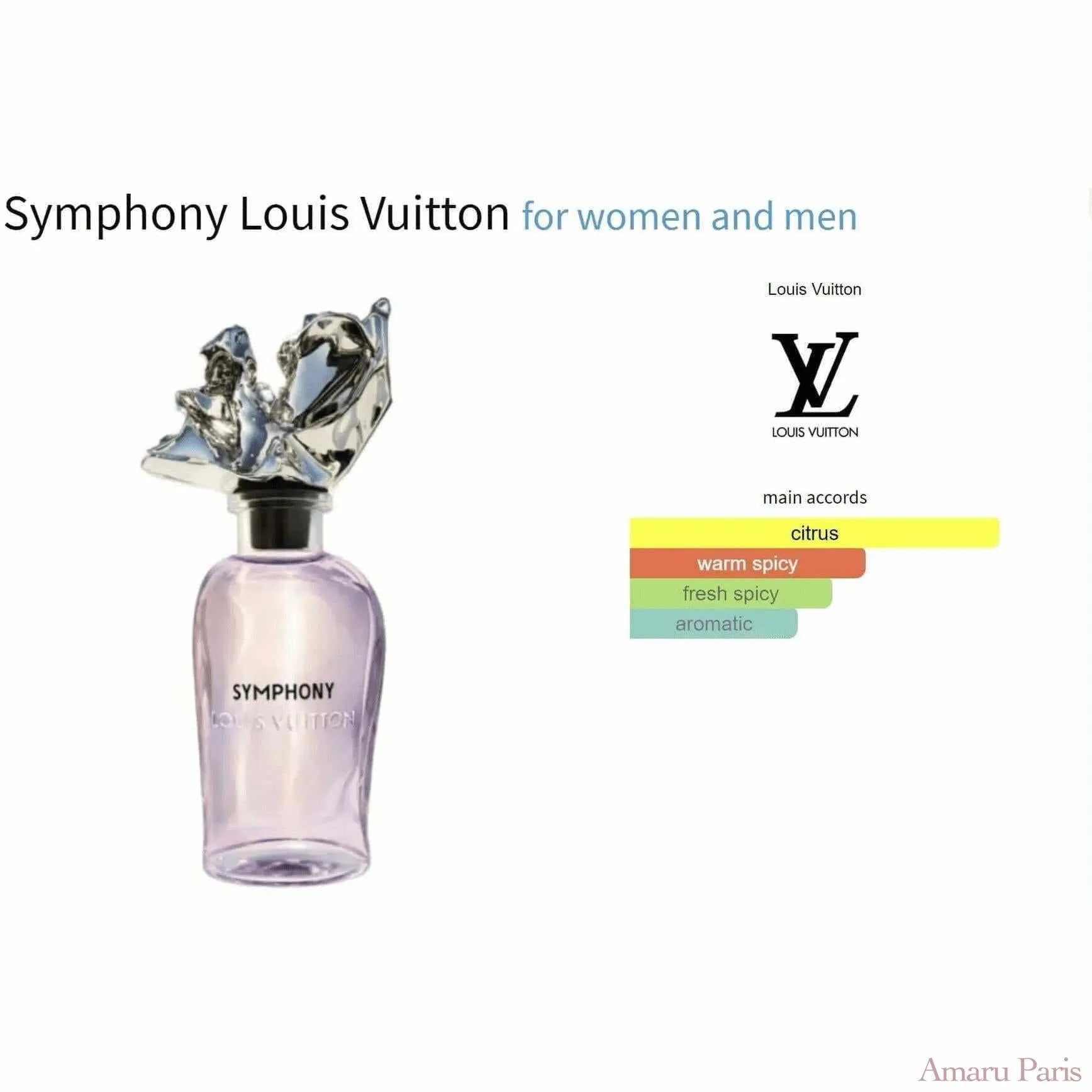 Symphony Louis Vuitton for women and men Decant Fragrance Samples