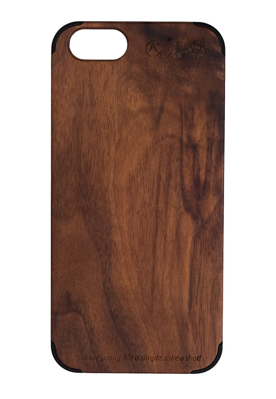 Take A Shot - Clear Walnut - iPhone 6 Case