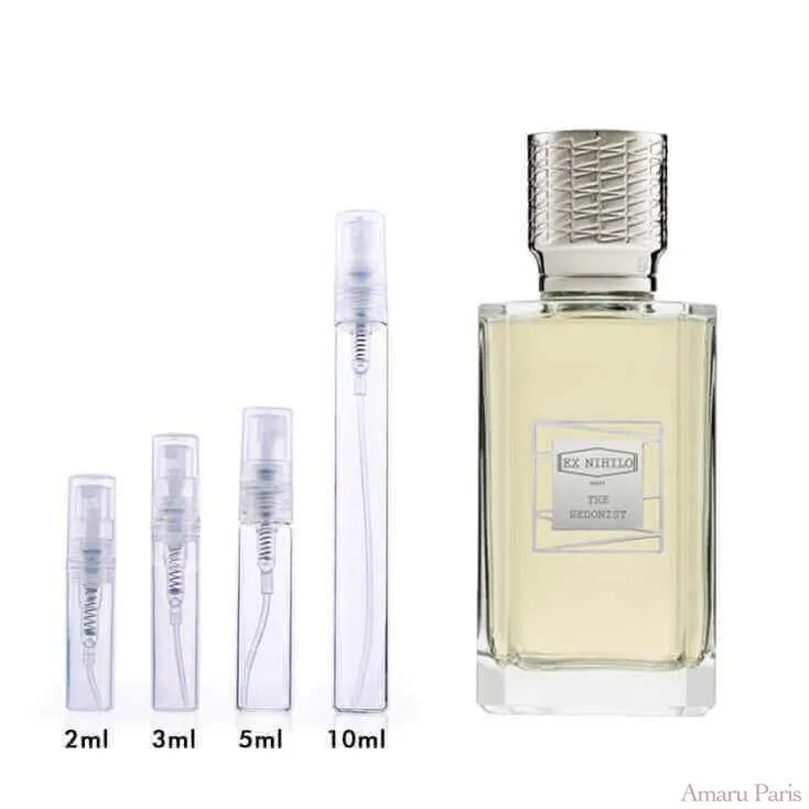 The Hedonist Ex Nihilo for women and men Decant Samples