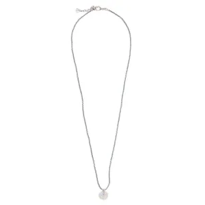 Timeless Blue Lace Agate Silver Coloured Necklace