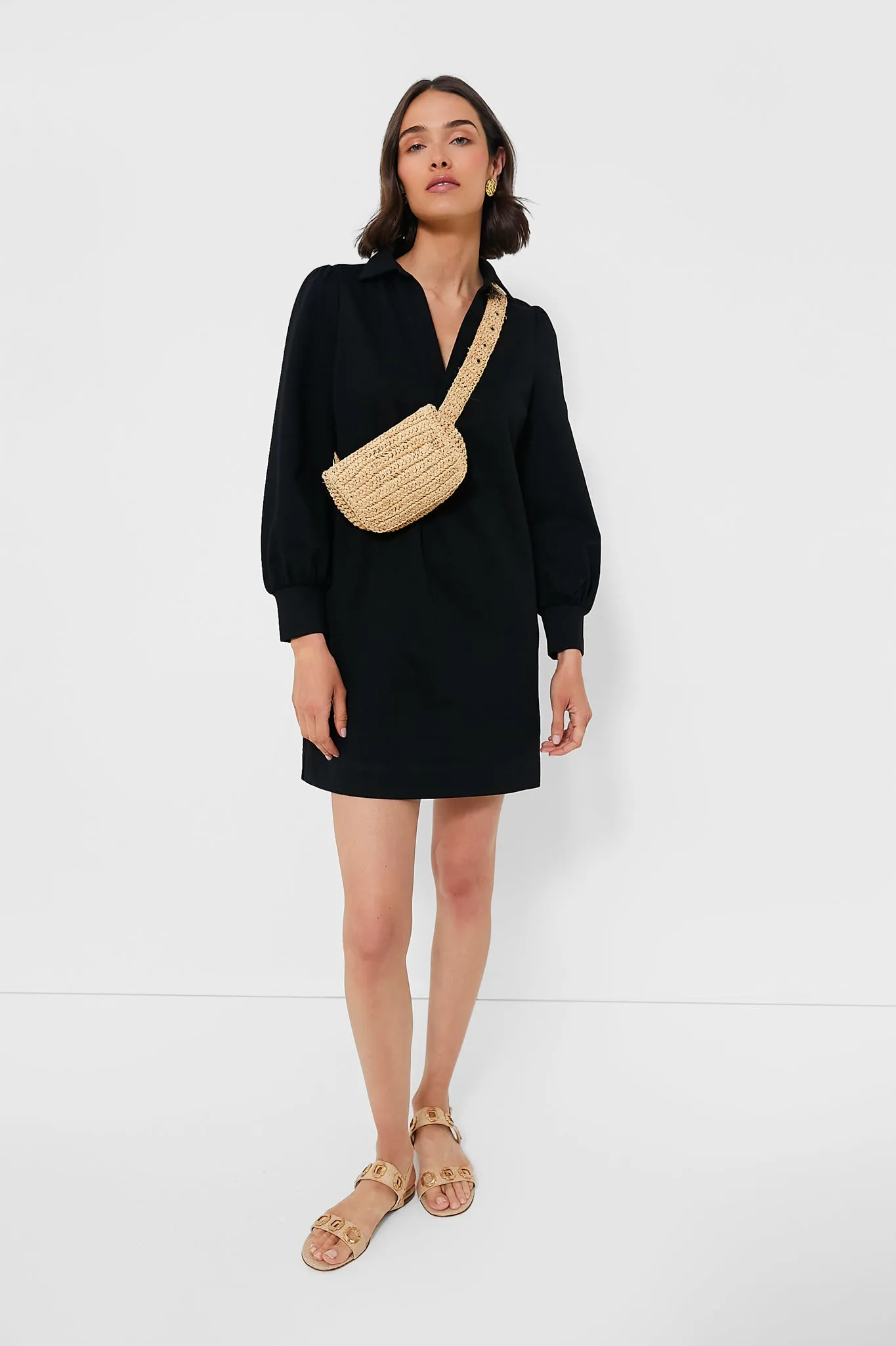 Toast Straw Belt Bag