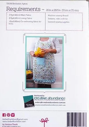 TR018 Bethanie Apron Pattern
