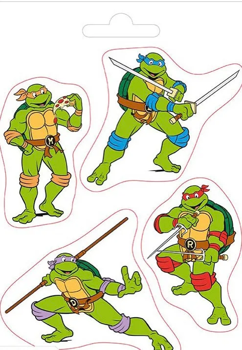 Turtles - Turtles & Splinter - Sticker