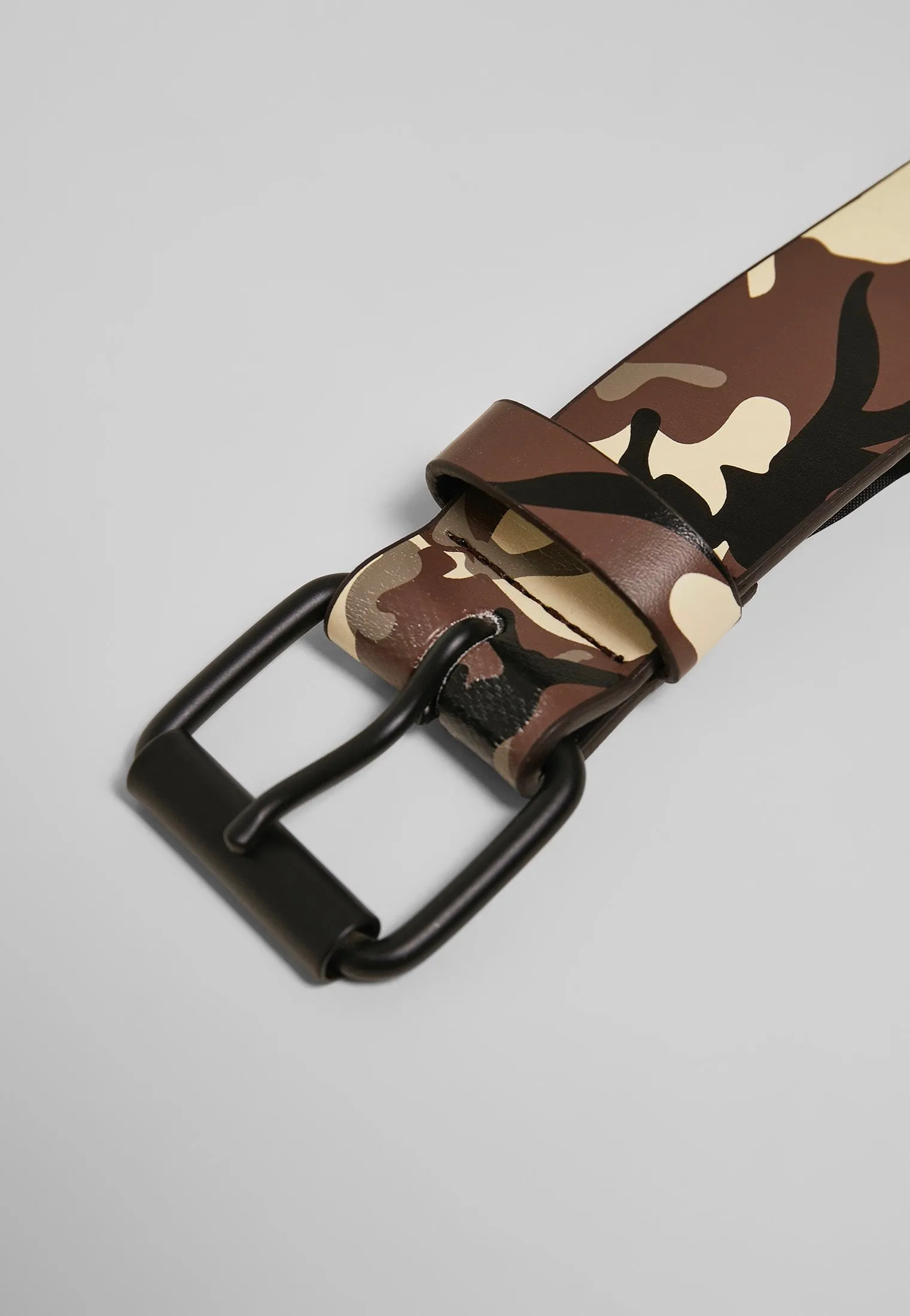 Urban Classics - Synthetic Leather Camo Browncamo - Belt