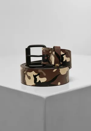 Urban Classics - Synthetic Leather Camo Browncamo - Belt