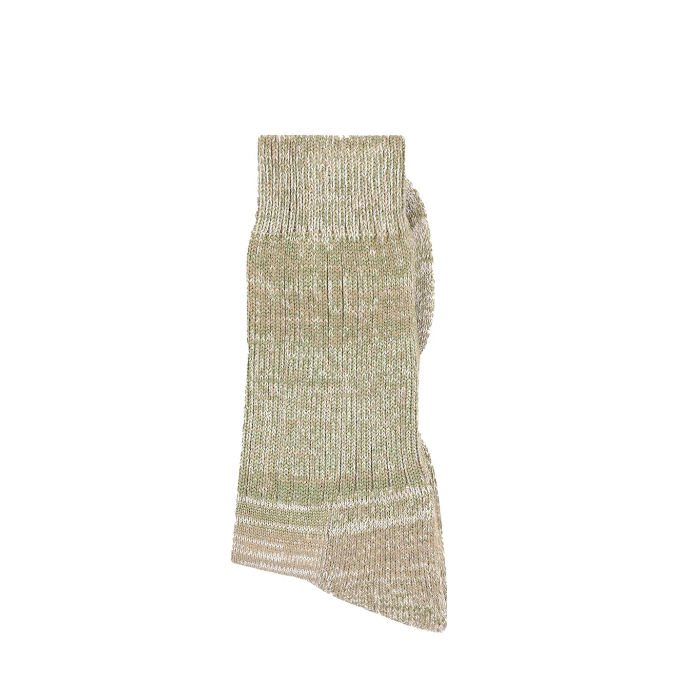 Uskees 4006 Organic Cotton Sock Khaki Mix
