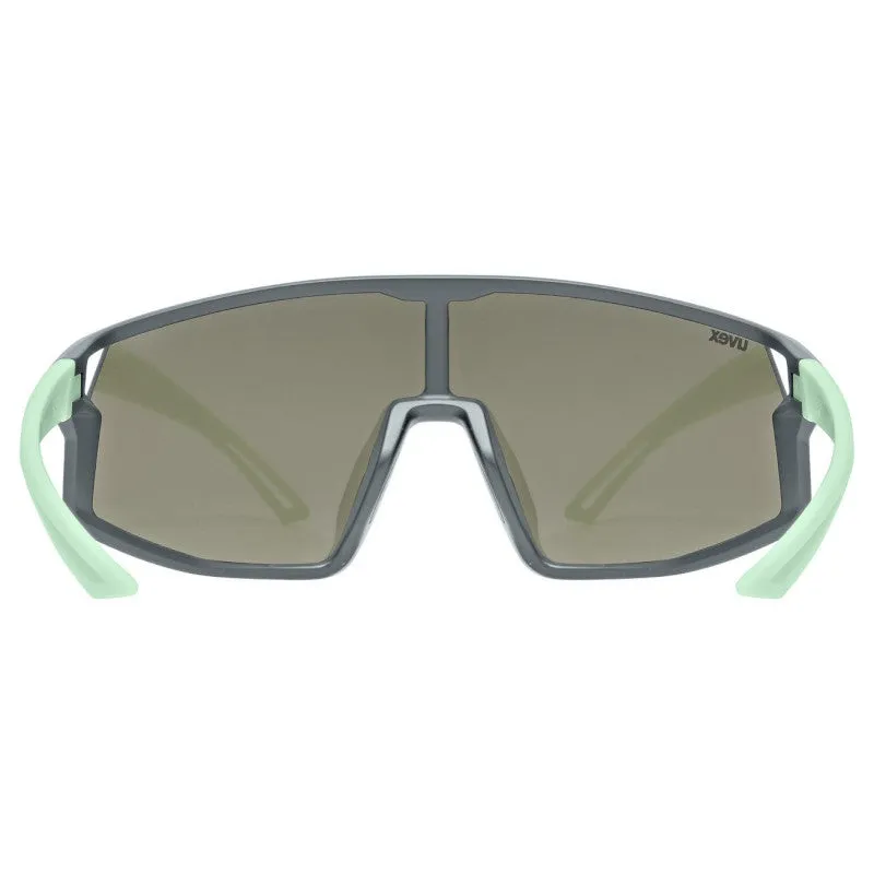 Uvex Skyryse Kids Glasses - Grey green Mirror Blue