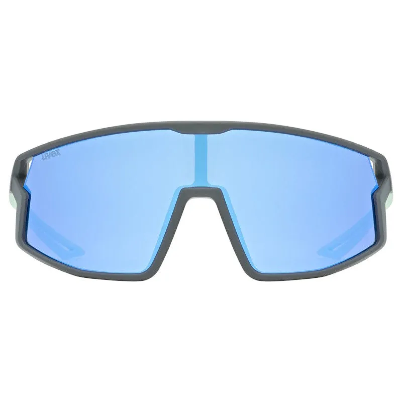 Uvex Skyryse Kids Glasses - Grey green Mirror Blue