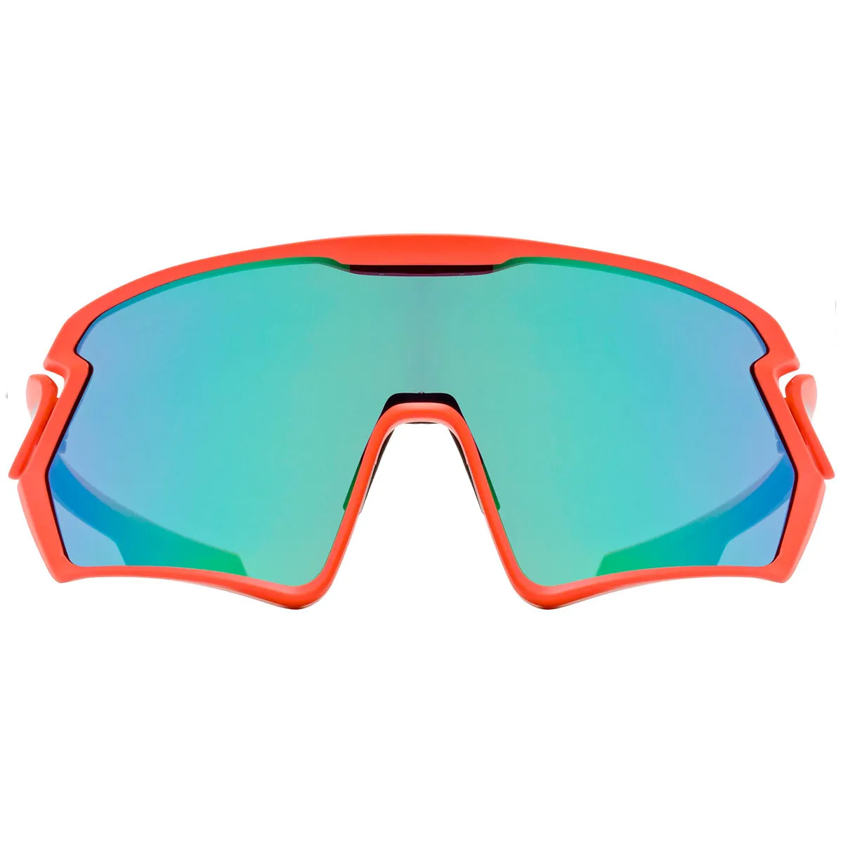 Uvex Sportstyle 231 glasses - Orange matt Mirror green